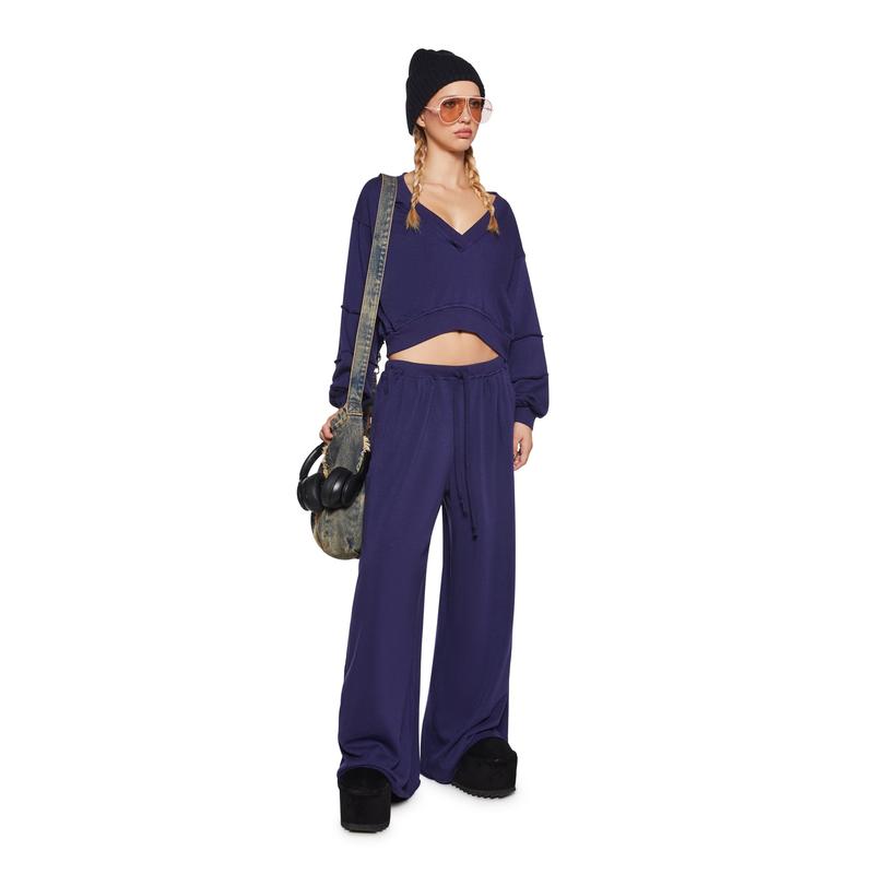 Chic Chill V-Neck Sweatshirt