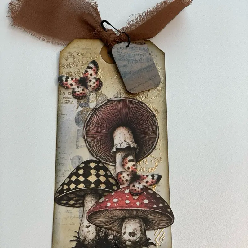 Handmade tags perfect for junk journal and scrapbooking.