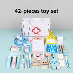 42-Piece Kids Doctor Toy Set Ultimate Luxury Combination, Dentist Playset, Dental Simulation, Temperature Measurement, First Aid Role Play, Stem Medical Education
