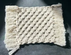Cream Mug Rug