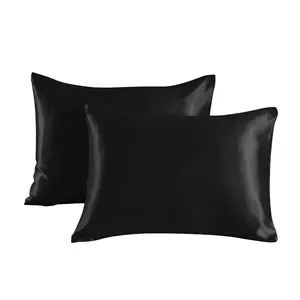 Premium Silk Satin Pillowcase Set for Frizz-Free Hair and Wrinkle Prevention