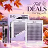 【Creator】Fairy Kit l B&Q Invisible Band Wispy Manga Cluster Lashes Kit - C Curl,DIY Eyelash Extensions, Wispy Volume Set, Waterproof Long-Lasting Cosmetic Makeup for Adults, Wet Lash Style, Vacation Use #TikTokShopFallDealsForYou