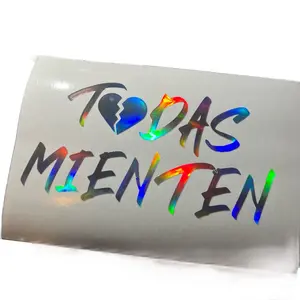 Todas mienten car decal