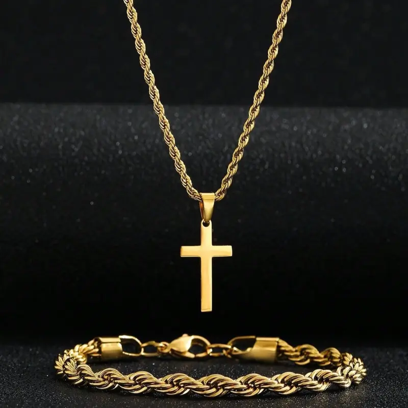 1 Set stainless steel Pendant Necklace and Bracelet