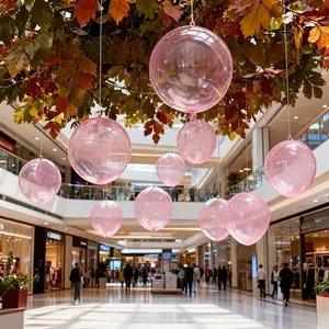 10-Pack Giant Transparent Balloons, Size 60.96cm & 45.72cm, Perfect for Weddings, Birthdays, Valentine's Day, Home Decor, Festive Events, Party, Balloon Garland