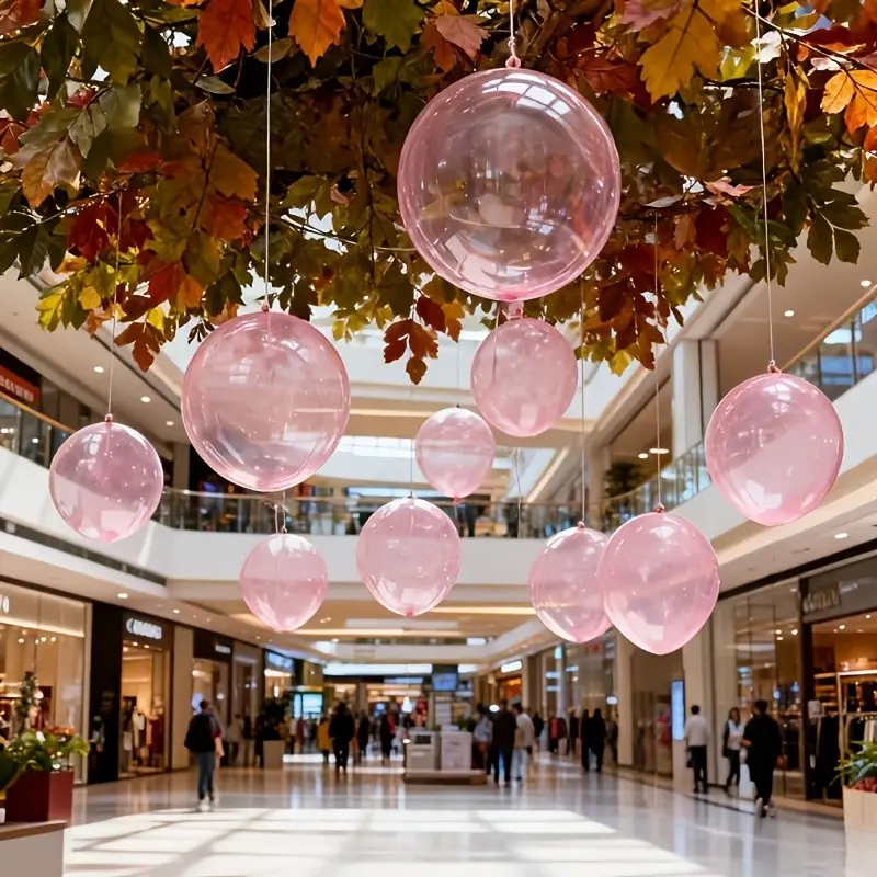 10-Pack Giant Transparent Balloons, Size 60.96cm & 45.72cm, Perfect for Weddings, Birthdays, Valentine's Day, Home Decor, Festive Events, Party, Balloon Party Supplies, Balloon Garland, Balloon Set, Balloon Decoration, Party Balloons Decorations