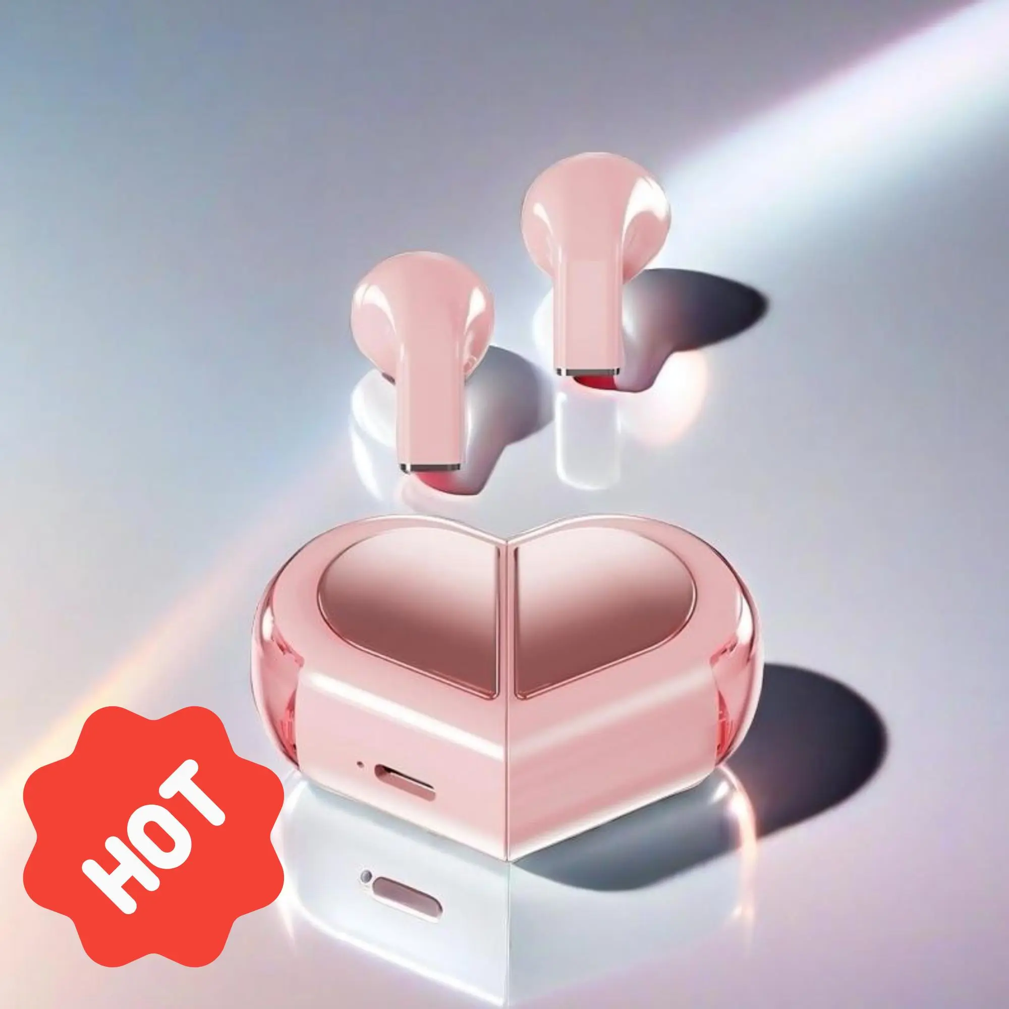 2025 new hot-selling BT5.3 technology, K520 Berlin wireless Bluetooth headset | rotatable, heart-shaped design, ultra-long battery life,