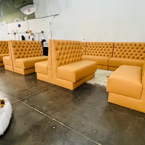 Single 4 foot restaurant booth