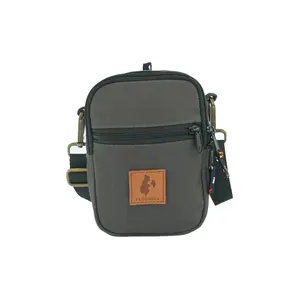 Rozi Canvas Crossbody Bag 1L for Men Women Small Shoulder Bag Casual Street 1L Crossbody Bag Unisex Sling Bag for Women Men Mini Shoulder Bag