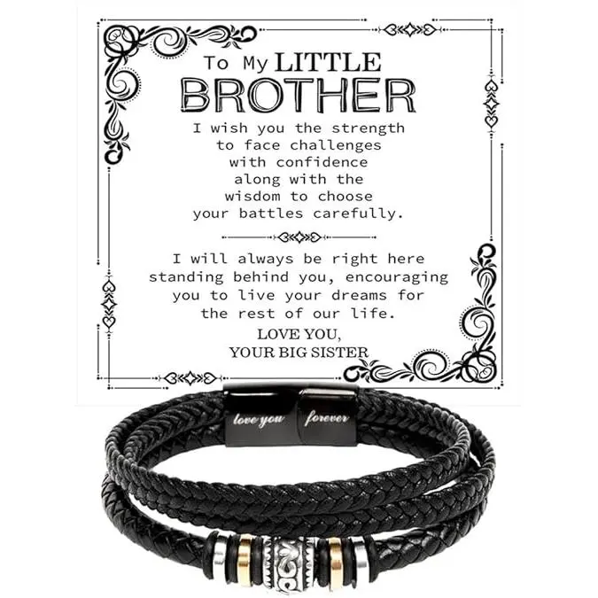 Bracelet For Brother Birthday Gift,Bracelet For Brother From Sister, Bracelet for Brother from Sister, Bracelet For Brother From Brother,  Birthday Gift For Brother