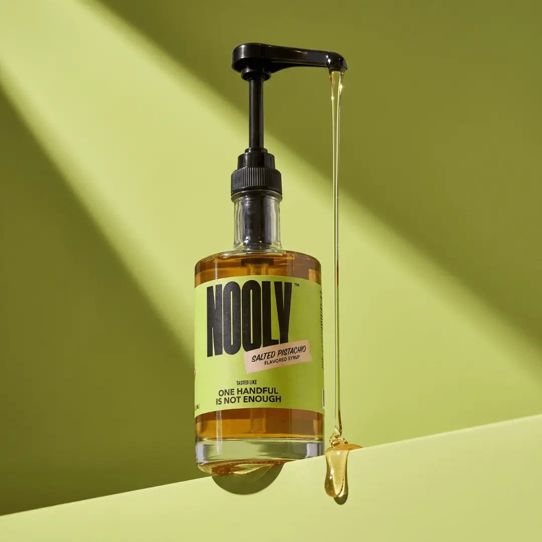 Salted Pistachio Syrup for Coffee and Matcha, Low Sugar Salted Pistachio Syrup for Coffee and Matcha, Low Sugar