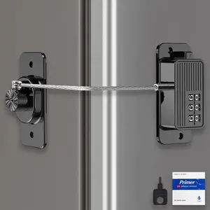 Refrigerator Lock Combination Child Proof Fridge Lock Cabinet Locks Baby Proofing for Fridge Cabinets Drawers Windows and Child Proof Cabinet Locks - No Keys Needed No Drill