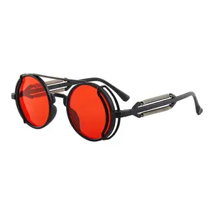 Classic Gothic Steampunk Sunglasses Luxury Brand Designer High Quality glasses