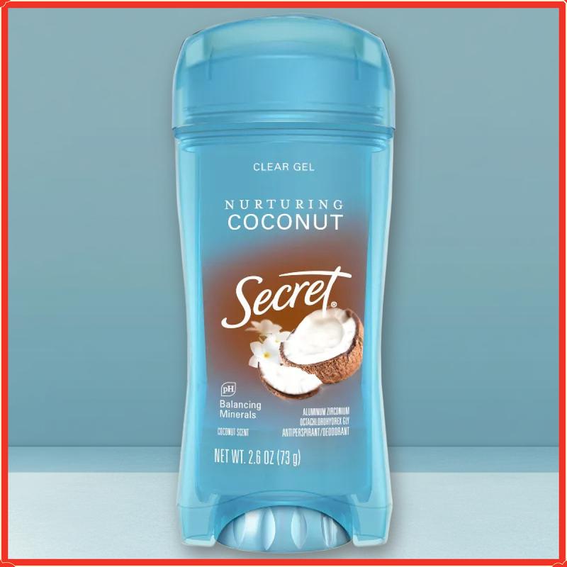 Secret Fresh Clear Gel Antiperspirant and Deodorant for Women - Coconut ...