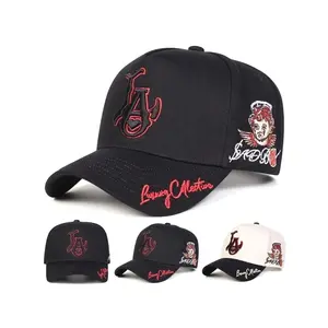 Unisex La Heart Five-Panel Baseball Cap, Adjustable Snapback Cap Sun Protection Casual Hat for Spring & Fall, Outdoor Travel Beach Vacation