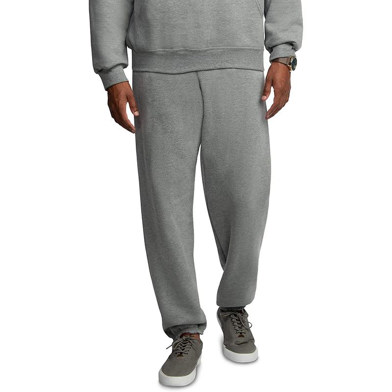 Fruit Of The Loom Mens Eversoft Fleece Elastic Bottom Sweatpants