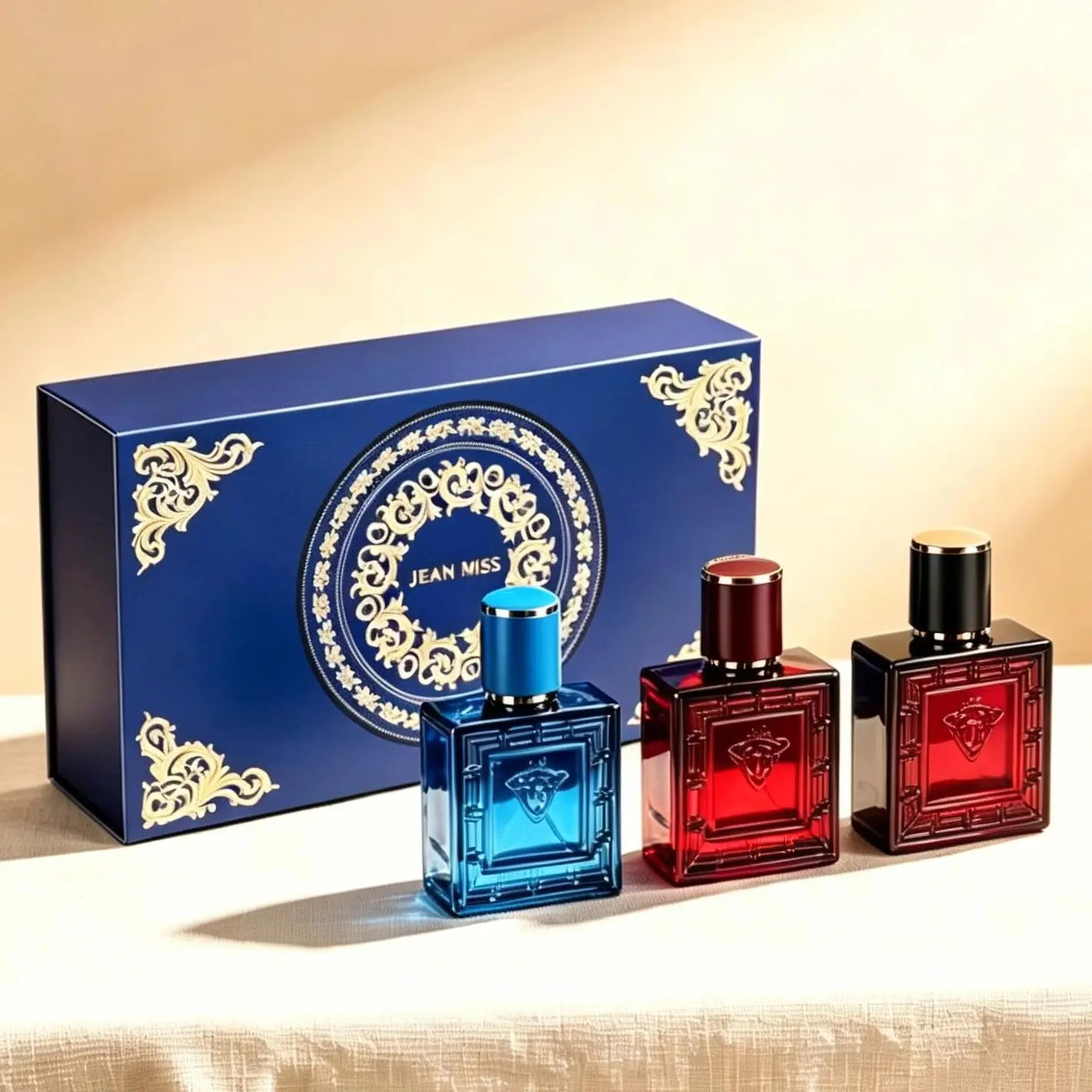 JEANMISS perfume set,All-scene neutral perfume 3-bottle gift set features balanced floral-fruity, coconut and warm coffee blends. Fragrance lasts up to 72 hours. Chic simple packaging works for office, date and party daily wear.