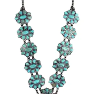Women's Squash Blossom Necklace - Traditional Style