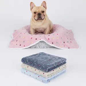 1pc Polka Dot Pattern Pet Blanket for Dogs and Cats, Soft and Warm Sleeping Mat for Pets, Durable and Comfy Sofa and Bed Accessory