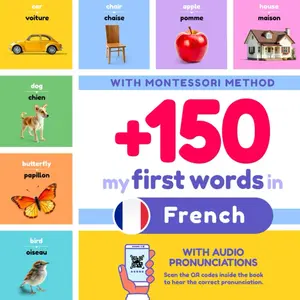 +150 My First Words in French for Kids | English to French: With Montessori Method | Learn French for Kids |