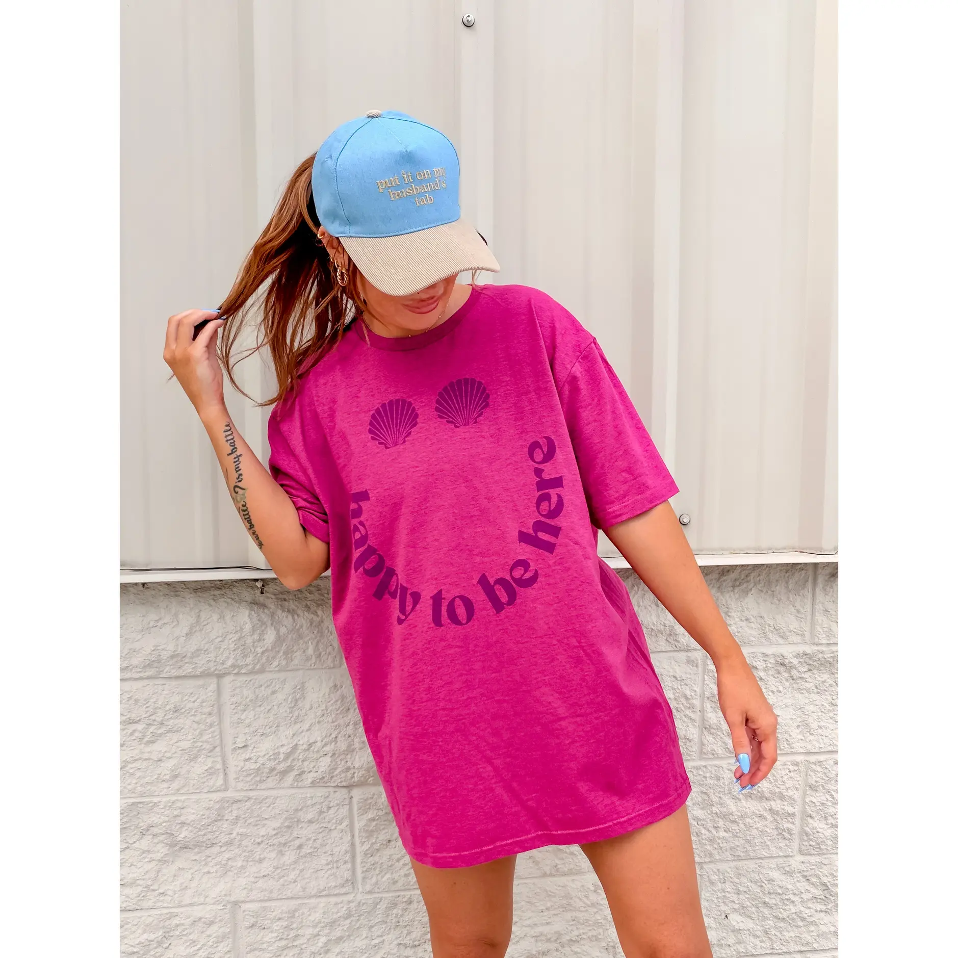 Happy To Be Here Graphic Tee C.O.C