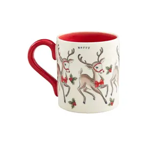 Christmas Reindeer Mug Coffee Drinkware