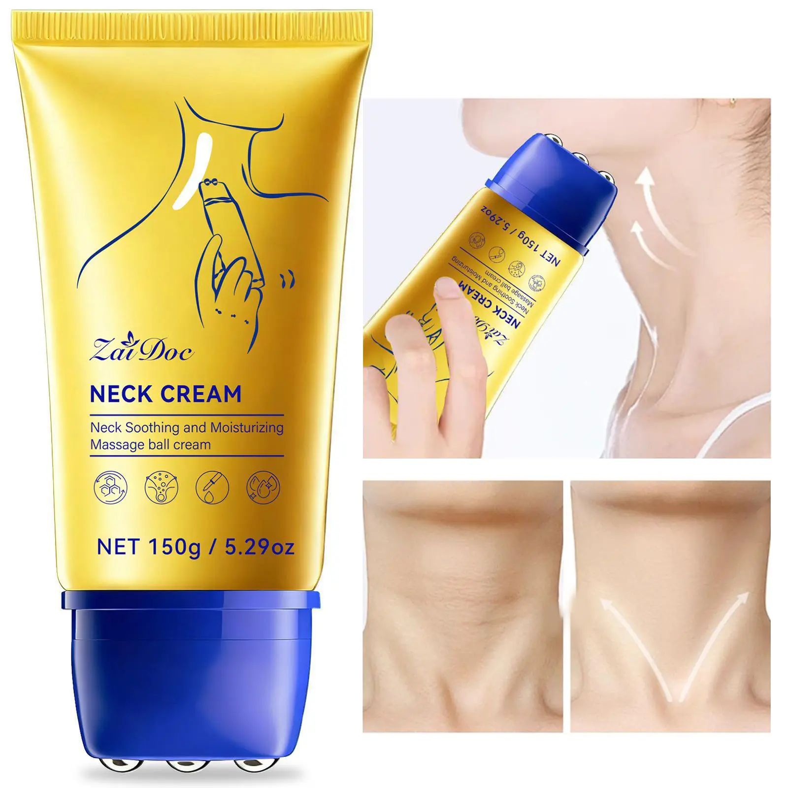 Zaidoc Neck Firming Cream 150g - Firms and lifts sagging skin
