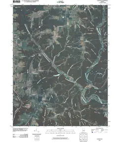 Canaan Indiana USGS Topographic Quadrangle Map, 2013, 1:24000