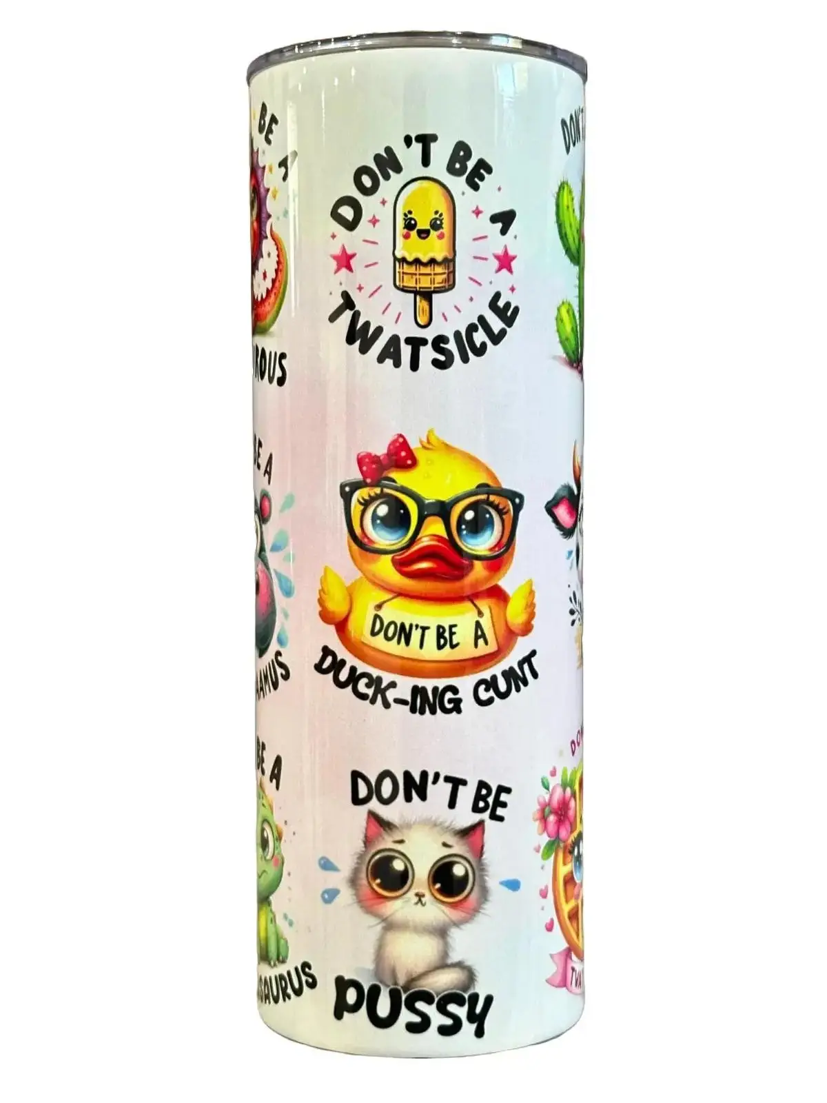 Don't Be A - 20oz oz 20 oz. 20oz. - Skinny Straight Sublimation Tumbler - Amy's Tumbler Junkies - Your Favorite Tumbler Shop!