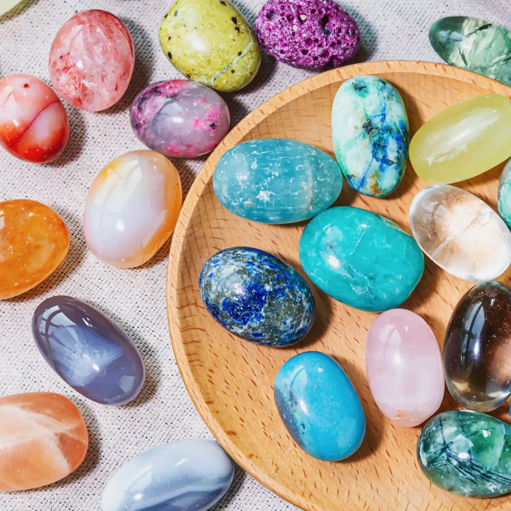 Crystal Lover’s Ultimate Natural Crystal Tumble Collection  | 20+/30+/50+ Unique Tumbled Stones