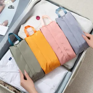 4-Pack Travel Underwear Storage Bags - Portable Socks & Lingerie Organizer Pouches, Small Handheld Sorting Bags for Outdoor Camping & Sports Essentials