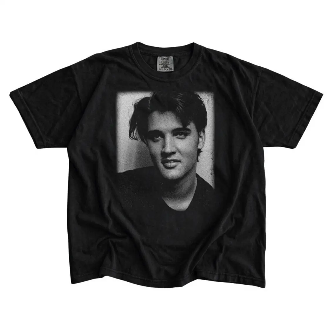 Vintage Young Elvis Graphic Tee - Comfort Colors Retro 90s Shirt Womenswear Top Summer Casual
