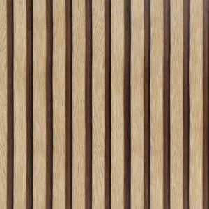 Arthome 17''x120'' Wood Slat Wallpaper Peel and Stick self Adhesive Wood Wallpaper PVC Vinyl Decorative Removable Wallpaper Waterproof Faux Wood Grating Stripe Contact Paper for Living Room Bedroom