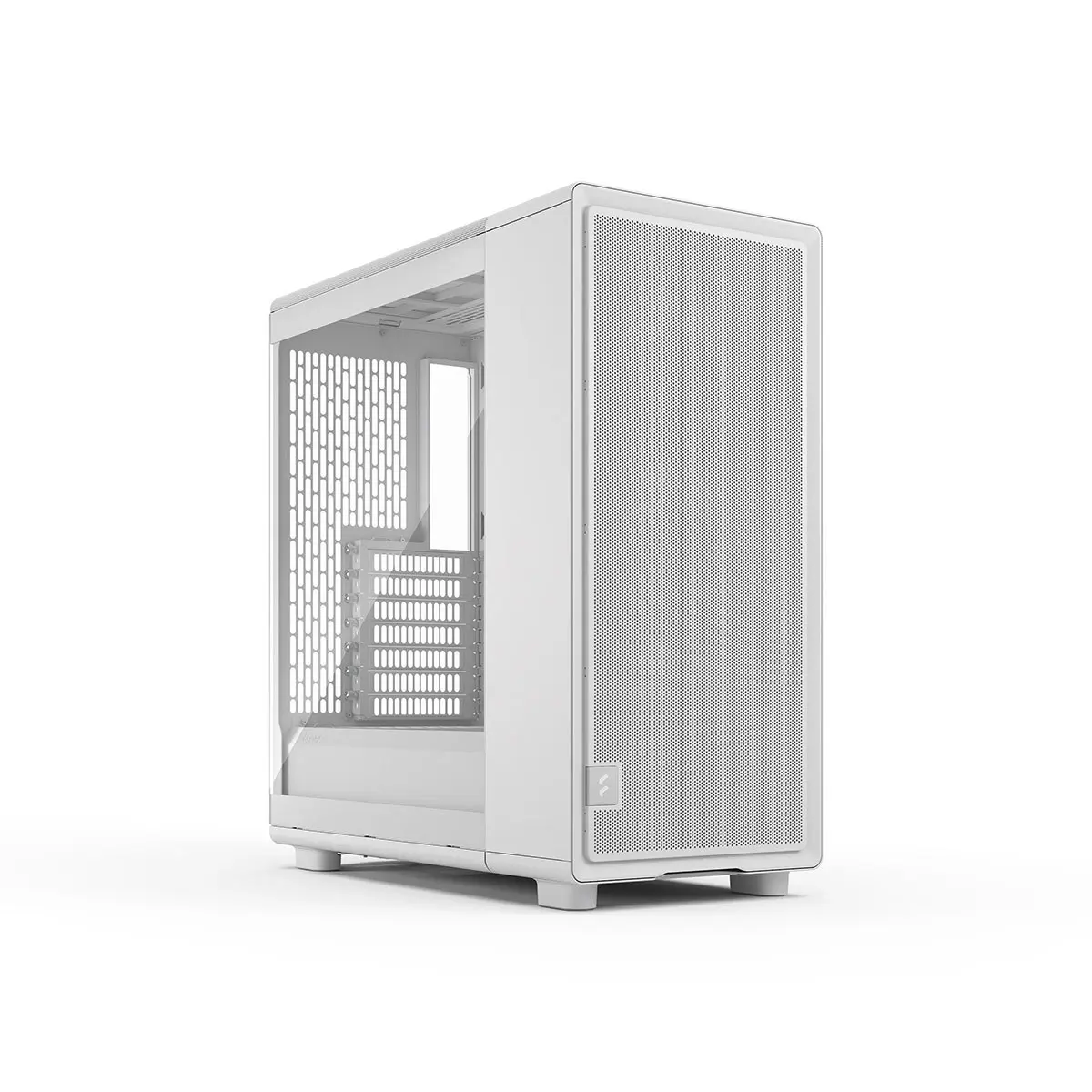 Fractal Design Epoch Clear Tempered Glass ATX Mid-Tower Computer Case, White