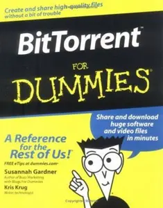 USED-BitTorrent For Dummies by Susannah Gardner (Paperback)