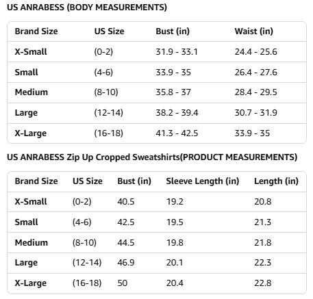 ANRABESS Hoodies for Women Zip Up Cropped Sweatshirts Casual Full Zip Jackets 2025 Fall Fashion Y2k Clothes With Pockets