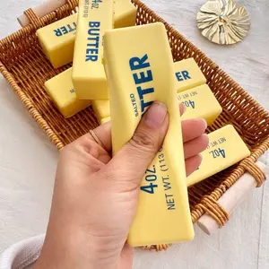 Ultra Soft Slow Bounce Butter Stick, Anxiety Relief Stress Reliever, Relaxing Finger Exercise, Simulated Butter Bar, 1 Piece