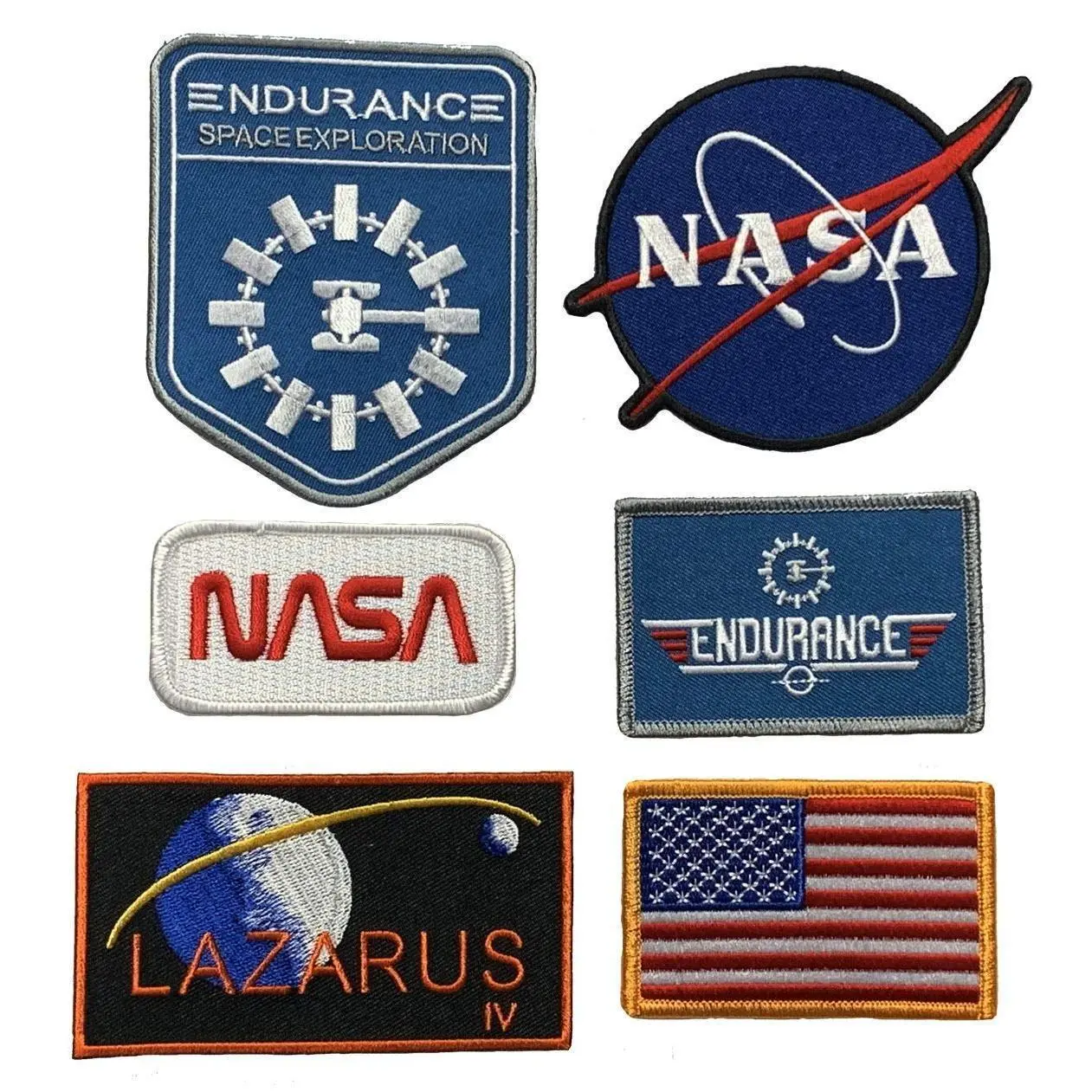 Space Exploration Lazarus Endurance NASA Patch [6PC “Iron on Sew on]