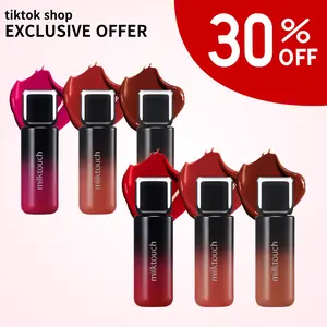 MilkTouch Black Lip Tattoo X3 Bundle Korea Cherry Coke & Influencer Favorite Sets Smudge-Proof Transfer-Resistant Zero-Stickiness TikTok Shop Exclusive Offer