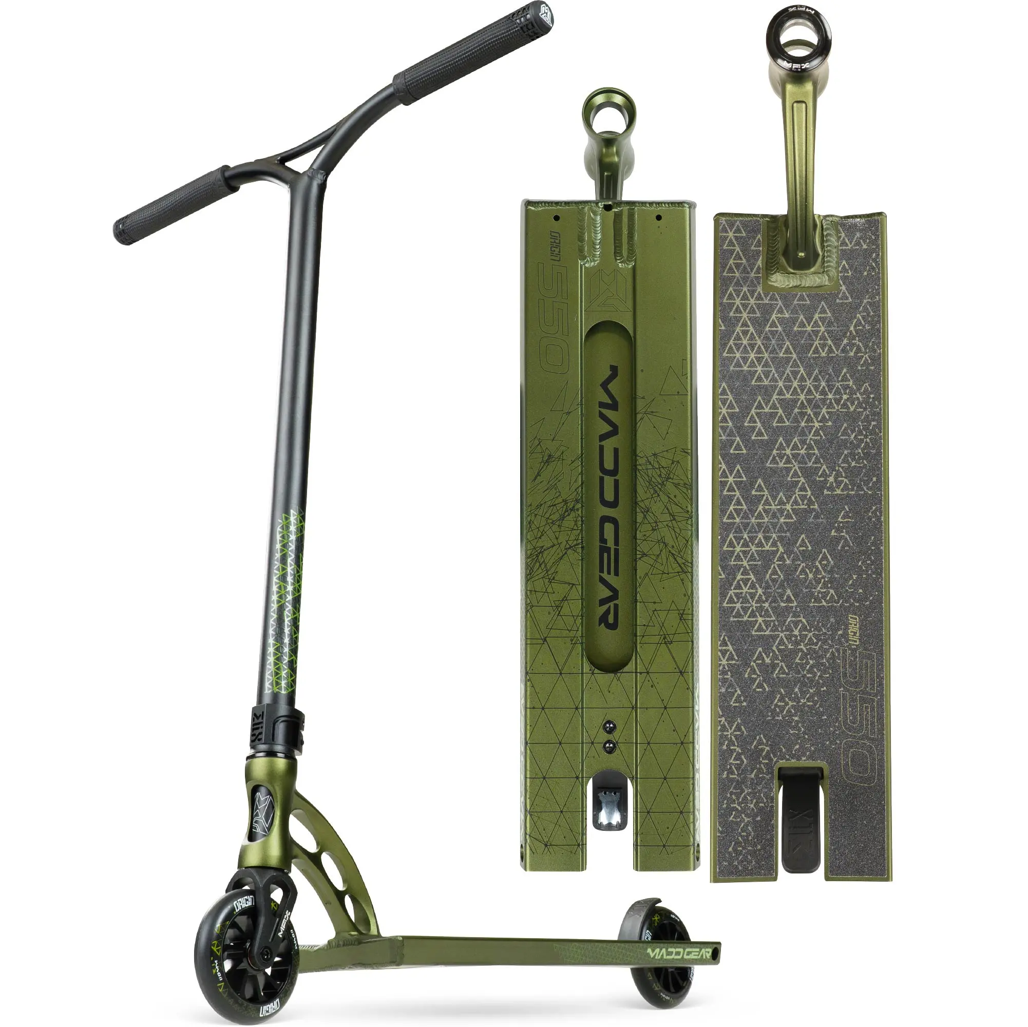 Madd Gear Origin 550 Pro Scooter - Olive Madd Gear Origin 550 Pro Scooter - Olive