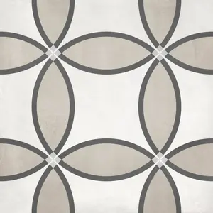8 X 8 In Form Sand Zenith Matte Pressed Glazed Porcelain Tile