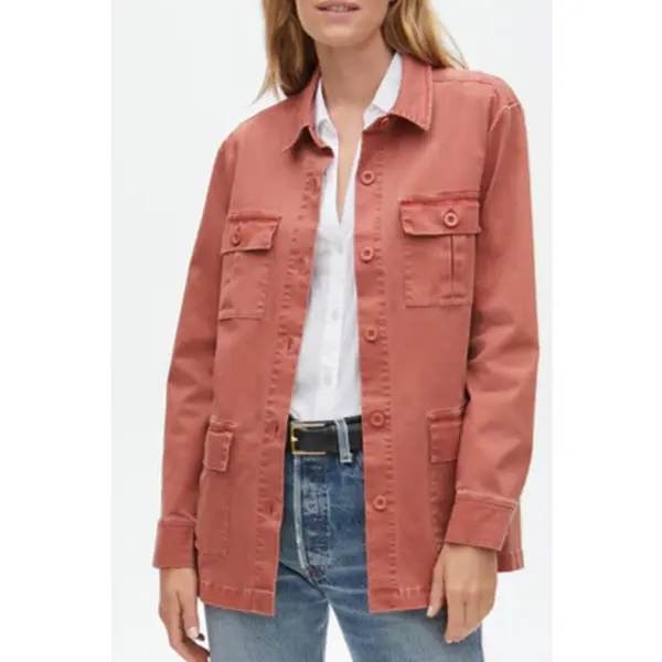 Alec Twill Utility Jacket- Clay **Final Sale**
