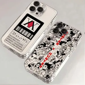 Transparent Cover Black HUNTER×HUNTER  Anime Phone Case For iPhone17 16 15 14 13 12 11 Mini Pro Max X XR XSMax 7 8 Plus SE20