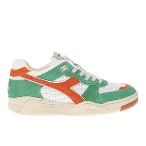 diadora Mens B.560 Used Rr Italia Lace Up Sneakers Shoes Casual - Green