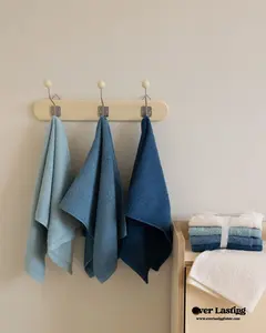 Macaron Color Face Towel Set / Blue