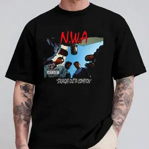 NWA Straight Outta Compton Album Vintage Music Cover Classic TShirt
