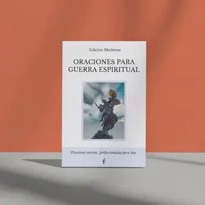 Oraciones Para Guerra Espiritual - Edicion Moderna  | Libro Cristiano de Oración para Ansiedad, Miedo, Protección, Sanidad, Tentación y Ataques Espirituales | Devocional Diario para Mujeres y Hombres | Regalo Cristiano | Libro de Bolsillo