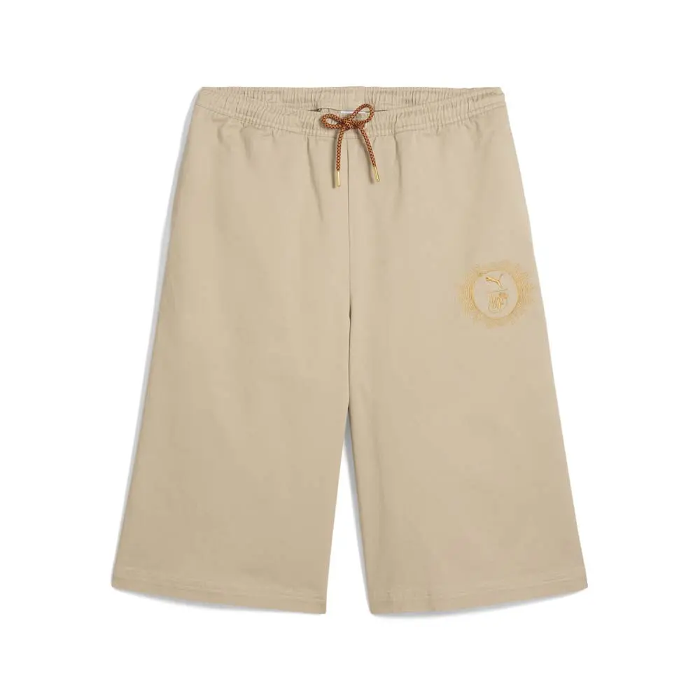 PUMA Womens X Harry Potter Relaxed 14 Inch Jorts Casual Bottoms Casual - Beige