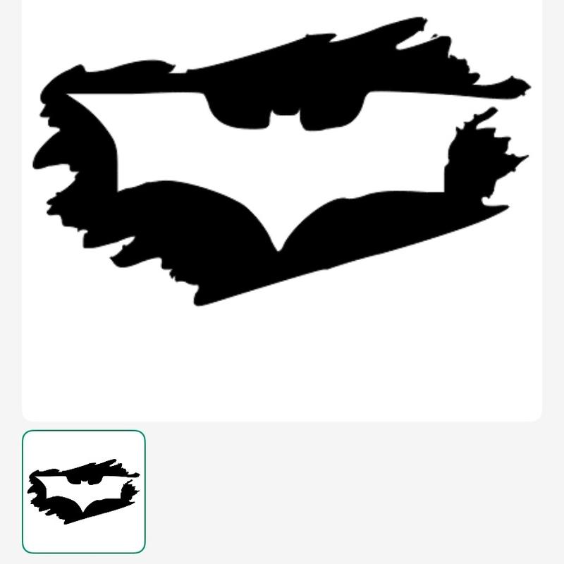 Batman car decal