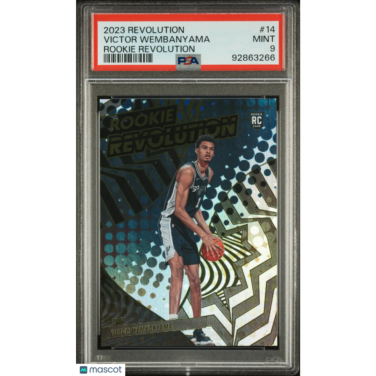 Victor Wembanyama PSA 2023 Panini Revolution Rookie Revolution #14 9